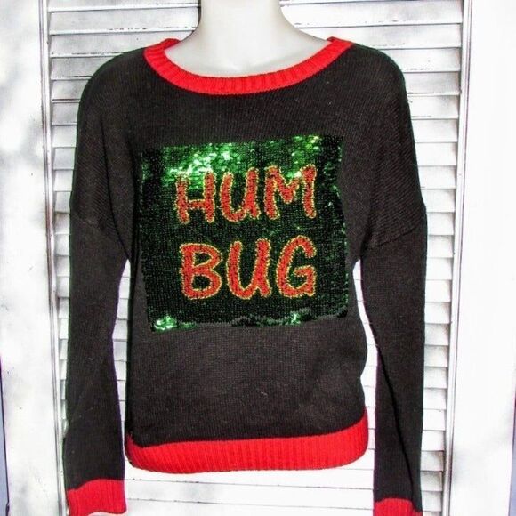 Fashion Ave Knits med Bah Humbug Sweater - Picture 1 of 7